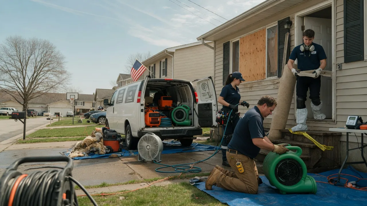 Water Damage Restoration in Saint Louisville, OH near me